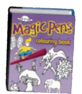 Magic pen coloring books